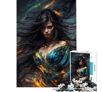 Puzzle da 1000 pezzi per adulti "L'ira del Mietitore di Bellezza" gioco educativo sfida impegnativa rompicapo gioco per famiglie (50x75cm)