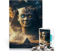 Puzzle da 1000 pezzi per adulti Lo sguardo del faraone Antistress Vacanza in patria Uccidere il tempo Lista dei desideri con Babbo Natale 38x26cm