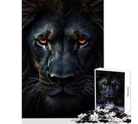 Puzzle da 1000 pezzi per adulti "Lo sguardo del leone" giocattolo decorazione da parete regalo di compleanno giochi rilassanti riduzione dello stress interessante dimensioni 38x26cm
