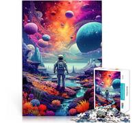 Puzzle da 1000 pezzi per adulti Lo spazio degli astronauti è selvaggio Giochi Giocattoli Regalo Collezione di artisti, Belle arti 75x50cm