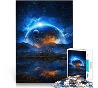Puzzle da 1000 pezzi per adulti Lo spazio è selvaggio Difficile da completare ma divertente e umoristico Migliorare l'amore tra le coppie 75x50cm