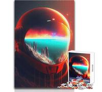 Puzzle da 1000 pezzi per adulti "Lo spazio è selvaggio", rilassante e calmante, hobby da interni, giocattolo per il tempo libero, perfetto, preciso, dimensioni 38x52cm