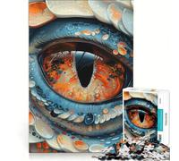 Puzzle da 1000 pezzi per adulti L'Occhio del Drago, antistress, sfida impegnativa, compleanno e altre occasioni 38x26cm