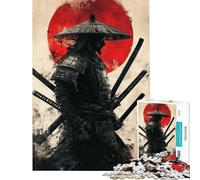 Puzzle da 1000 pezzi per adulti "L'ombra del samurai" gioco educativo stimolante per l'intelletto ideale come regalo di compleanno o per passare il tempo durante le vacanze (dimensioni 75x50cm)