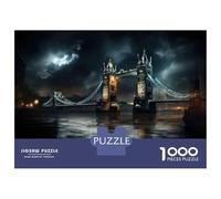 Puzzle Da 1000 Pezzi Per Adulti London Bridge Night View Puzzle Per Adulti Giochi Per Famiglie Sfida Difficile Attività Divertenti A Casa 38x26cm/1000pcs