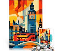 Puzzle da 1000 pezzi per adulti Londra II Aiuta il cervello ad allenare i giocattoli che creano dipendenza per coltivare la pazienza grande regalo 52x38cm