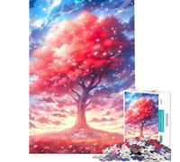Puzzle da 1000 pezzi per adulti l'originale albero di Natale difficile e stimolante per divertimento in famiglia gioco divertente per ragazzi dai 14 anni in su (38x52cm)