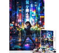 Puzzle da 1000 pezzi per adulti "Lost in Thought" gioco educativo che stimola la memoria e migliora la decorazione della casa con pezzi a incastro di forma casuale (26x38cm)