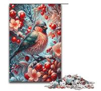 Puzzle da 1000 pezzi per adulti L'uccello rosso gioco educativo giocattolo opera d'arte regalo 1000 pezzi (38x26 cm)