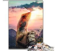 Puzzle da 1000 pezzi per adulti,lucertola che si arrampica,puzzle da 1000 pezzi per adulti,rompicapo impegnativo per adolescenti,divertimento per famiglie,regalo fai da te per la casa (26x38cm)
