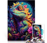 Puzzle da 1000 pezzi, per adulti, lucertole, spazio, puzzle educativo per alleviare lo stress, vacanze a casa, passatempo, per adolescenti dai 14 anni in su, 26 x 38 cm