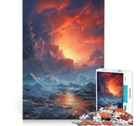Puzzle da 1000 pezzi per adulti "L'ultimo iceberg" giocattolo fai-da-te interazione genitore-figlio collezione d'artista belle arti 50x75cm