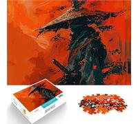 Puzzle da 1000 pezzi per adulti L'ultimo samurai Giocattoli educativi per l'apprendimento Giochi per famiglie Regali di compleanno 38x26cm