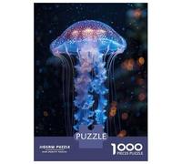 Puzzle Da 1000 Pezzi Per Adulti Luminous Jellyfish Grace Puzzle Gioco Rompicapo Regalo Per Donne Difficile E Stimolante 52x38cm/1000pcs