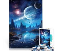 Puzzle da 1000 pezzi per adulti Luna di Nettuno Giocattoli educativi per l'apprendimento Giochi per famiglie Regali di Babbo Natale segreto 38x26cm