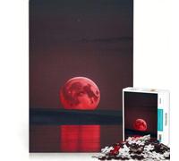 Puzzle da 1000 pezzi per adulti, Luna di Sangue Nascente, gioco rompicapo, assemblaggio di modelli, per rafforzare l'amore tra le coppie 50x75cm