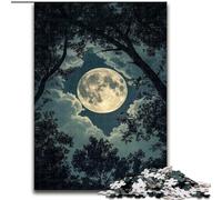 Puzzle da 1000 pezzi per adulti Luna piena, gioco per famiglie, antistress, sfida difficile, rafforza l'amore tra coppie (dimensioni 26x38cm)