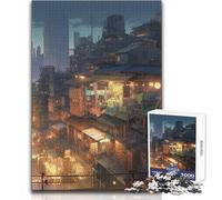 Puzzle da 1000 pezzi per adulti, lungo il canale, rompicapo, giochi per famiglie, vacanze a casa, ottimo regalo, dimensioni 38x52cm