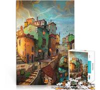 Puzzle da 1000 pezzi per adulti Lungo il fiume Difficile da completare ma divertente e umoristico offerte come regali per tutta la famiglia 75x50cm