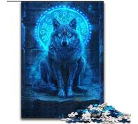 Puzzle da 1000 pezzi per adulti "Lupi dei sogni" in cartone, rompicapo stimolante per adolescenti, perfetto per decorare la casa o come regalo 1000 pezzi(26x38cm)