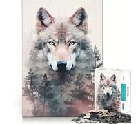 Puzzle da 1000 pezzi per adulti,Lupo mannaro boemo,incastro perfetto,gioco di logica, rilassarsi,perfetto per compleanni e divertimento 50x75cm