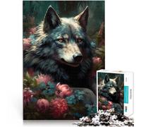 Puzzle da 1000 pezzi per adulti Lupo Mondo magico Giocattolo educativo intellettuale decomprimente Collezione di artisti, Belle arti 75x50cm