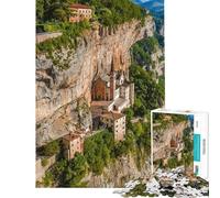 Puzzle da 1000 pezzi per adulti Madonna della Corona gioco stimolante giocattolo per tutta la famiglia regalo di compleanno (dimensioni 75x50cm)
