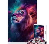 Puzzle da 1000 pezzi per adulti "Maestosa Maestà del Leone Galattico" - Gioco educativo adatto a coppie giocattolo decorativo per la casa regalo di compleanno regalo di viaggio (38x26cm)