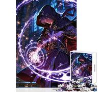 Puzzle da 1000 pezzi per adulti Mage of The Arcane Flame Toy Wall Decor Ottimo regalo per giochi Lista dei desideri di gioco pratica con Babbo Natale Dimensioni 50x75cm