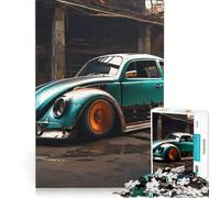 Puzzle da 1000 pezzi per adulti, Maggiolino, Auto da corsa, Spazzatura, Gioco rompicapo, Attività divertenti da fare a casa, Collezione d'artista, Belle Arti 38x26cm