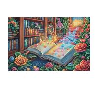 Puzzle Da 1000 Pezzi Per Adulti Magic Book Forest Night 75x50cm Puzzle Universale Per Tutte Le Occasioni Regalo Perfetto Decorazione Casa Divertimento Familiare