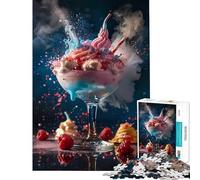 Puzzle da 1000 pezzi per adulti "Magic Rainbow Cocktail" gioco rompicapo giocattolo avvincente per coltivare la pazienza regalo divertente per donne (dimensioni 38x26cm)