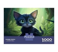 Puzzle Da 1000 Pezzi Per Adulti Magical Forest Kitten Adventure Puzzle Per Adulti Gioco Rompicapo Corsa Di Velocità Manuale Regalo Antistress 70x50cm/1000pcs