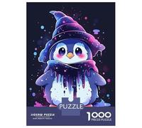 Puzzle Da 1000 Pezzi Per Adulti Magical Penguin Wizard Puzzle Antistress Giocattoli Difficili Regali Unici Per Compleanno E Natale 70x50cm/1000pcs