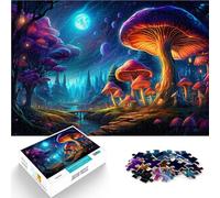Puzzle da 1000 pezzi per adulti magico fungo gioco di pensiero 26 x 38 cm intera famiglia per 14 anni