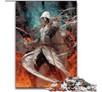 Puzzle da 1000 pezzi per adulti, Mago del Fuoco Bianco, puzzle impegnativi, dimensioni 26x38cm, regalo per uomini e donne, per tutti i giorni e per occasioni speciali