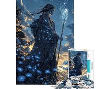 Puzzle da 1000 pezzi per adulti Mago elfico in un campo gioco per famiglie ideale per le vacanze a casa per passare il tempo come regalo per tutta la famiglia (dimensioni 38x52cm)