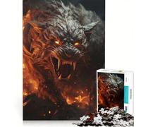 Puzzle da 1000 pezzi per adulti, Maledetto segugio infernale, gioco pratico, decorazione per la casa, compleanno e Natale 50x75cm