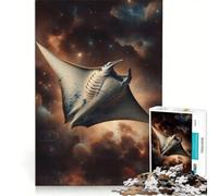 Puzzle da 1000 pezzi per adulti "Manta nell'universo" gioco educativo difficile e stimolante ideale come regalo 50x75cm