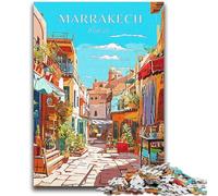 Puzzle da 1000 pezzi per adulti Marrakech Travel 1000 pezzi per adulti, sfida di intelligenza cerebrale, giocattoli avvincenti per la decorazione della casa (50x75cm)