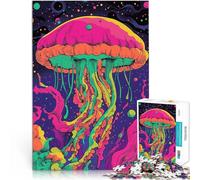 Puzzle da 1000 pezzi per adulti Meduse psichedeliche Antistress Vacanza in patria Uccidere il tempo perché è ideale come regalo per tutta la famiglia 50x70cm