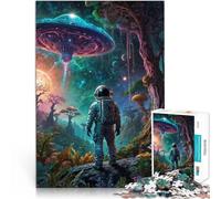 Puzzle da 1000 pezzi per adulti Meraviglie cosmiche UFO Difficile da completare ma divertente e umoristico Ottimo regalo per i giochi 38x26cm