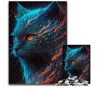 Puzzle da 1000 pezzi per adulti, meravigliosi puzzle con gatto persiano, divertenti attività da fare a casa, regalo di compleanno, regali da viaggio, 50x75cm/19,68x29,52 pollici