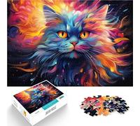 Puzzle da 1000 pezzi per adulti meraviglioso gatto persiano per puzzle anti-stress staycation uccidere il tempo adatto per adolescenti dai 14 anni e oltre 26 x 38 cm