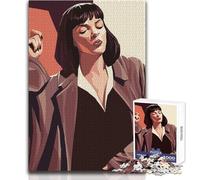 Puzzle da 1000 pezzi per adulti Mia Wallace Pulp Fiction Rilassati durante il tempo libero Taglio netto e senza cuciture Interlock Toy Dimensioni 38x52cm