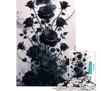 Puzzle da 1000 pezzi per adulti Midnight Bloom gioco educativo decorazione perfetta gioco stimolante e divertimento per tutta la famiglia (38x26cm)