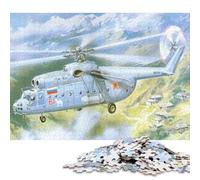 Puzzle da 1000 pezzi per adulti Mil Mi6 Helicopter Square Jigsaw Puzzle, per adulti e adolescenti, puzzle di carta per la casa, decorazioni artistiche, 38x26 cm/1000 pezzi