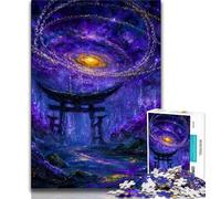 Puzzle da 1000 pezzi per adulti misterioso cancello Torii puzzle da 1000 pezzi per adolescenti regali per decomprimere l'intelletto giocattolo educativo regali di Babbo Natale segreto (50x75cm)