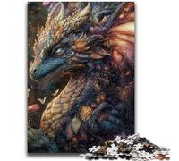 Puzzle da 1000 pezzi per adulti, misterioso drago volante, giocattoli educativi per l'apprendimento, giochi per famiglie, migliora l'amore tra coppie, 50x75cm