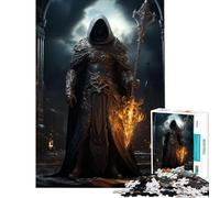 Puzzle da 1000 pezzi per adulti misterioso Signore della Morte gioco educativo giocattolo didattico regalo per compleanni decorazione perfetta (dimensioni 38x26cm)